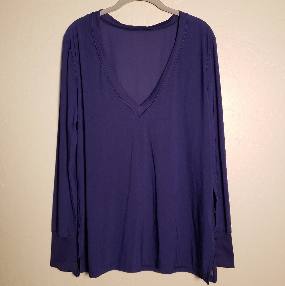 Lululemon Mesh Yoga Shirt - Blue